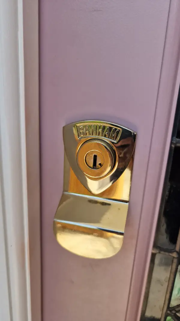 Banham door lock opened using non-destructive entry during a lockout attended by Bluesaki Locksmiths in Forest Hill, Lewisham, South East London.